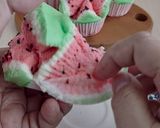 Foto langkah ke 8 dari resep Bolu Kukus Mekar Semangka.