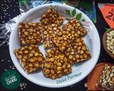 A picture of step 5 of Daliya Chikki / Roasted Puff Chana Chikki.