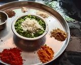 A picture of step 1 of मटर पनीर पराठा.