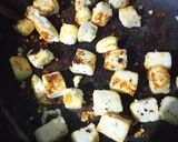 A picture of step 1 of Palak Paneer.