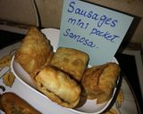 A picture of step 3 of Mini Sausage Pocket Samosa.