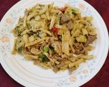 蒜香肉絲炒筍的食譜步驟4照片