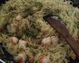 Spageti aglio olio udang langkah memasak 3 foto
