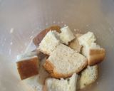 Une image de l'étape 1 de Pudding mirabelle.