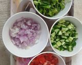 A picture of step 1 of Moong chana salad recipe.