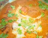 A picture of step 5 of Shahi Paneer.