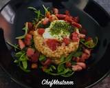 Spicy-Tangy Risotto with Lemon Zest-Parsley-Honey Glazed Mozzarella and Crispy Back Bacon recipe step 4 photo