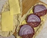 Φωτογραφία βήματος 4 της συνταγής Κυπριακές Πίτες με Σαλάμι αέρος και Πεπερόνι
