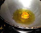 A picture of step 8 of Rose shaped dry fruit kachori.