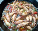 Foto langkah ke 3 dari resep Cumi asin saus tiram.
