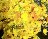 A picture of step 3 of Egg bhurji.