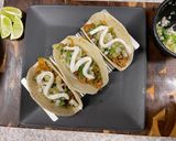 A picture of step 9 of Pineapple Salsa Pork Tacos.