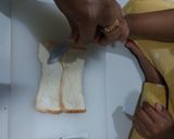 Foto langkah ke 2 dari resep Roti Panggang Gulung Pisang Coklat.