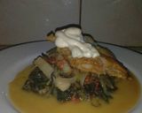 Foto del paso 13 de la receta: Guisado de acelgas con jícama, verduras y pescado empanizado