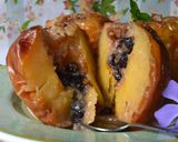 Foto del paso 5 de la receta: Manzanas horneadas con queso crema, pasas y praliné de nuez💕