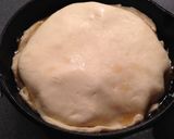A picture of step 5 of Tarte Tatin with Brandy Cream.
