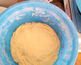 A picture of step 2 of Chapati and cowpeas.
