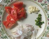 A picture of step 1 of Masaledar bhindi.