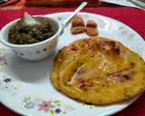 A picture of step 4 of Himachal style Sarson ka saag.