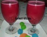 A picture of step 1 of Beetroot coconut juice.
