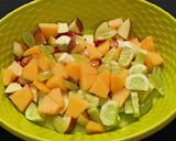 फलाहारी चटपटी फ्रूट चाट (falahari chatpati fruit chaat recipe in Hindi) रेसिपी चरण 2 फोटो