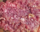 A picture of step 1 of Mince meat for filling.