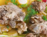 Hình bước làm 3 của món Bún Bò Huế(Xương Bò)