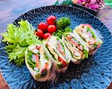 Gambar langkah 5 resipi Mini Wanpaku Sandwich 🇯🇵.