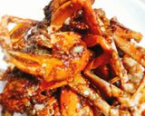 Hình bước làm 2 của món Cua rang muối