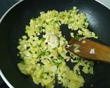 A picture of step 3 of Desi Grilled sandwich.