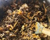 A picture of step 4 of Emily’s Bolognese.