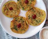 A picture of step 5 of Moong dal Pancakes.