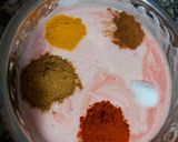 A picture of step 4 of Chicken seekh korma.