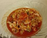 Foto del paso 5 de la receta: Col guisada con pollo🐥