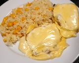 Tejfölös-sajtos karaj recept fázis 3 fotója