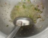A picture of step 1 of Manchow Soup.