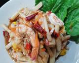 ตำไหลบัวกุ้ง วิธีทำสูตร 5 รูป