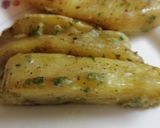 A picture of step 5 of Deep fried potato wedges.