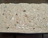 Foto del paso 4 de la receta: Budín de peras y frutas escurridas sin azúcar y sin manteca