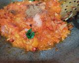 A picture of step 4 of Arrabbiata Sauce.