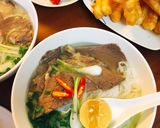 Hình bước làm 5 của món Phở bò siêu tốc