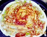 A picture of step 2 of Jini Dosa.