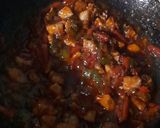 A picture of step 8 of Fried Schezwan Chicken Momos.