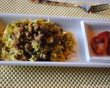 A picture of step 16 of Cabbage rice (kalam polow Shirazi).