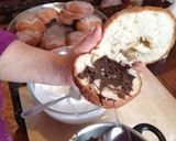 Óriás töltött fánkok recept fázis 13 fotója
