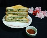 A picture of step 5 of Leek Sandwich.