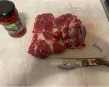 Foto del paso 1 de la receta: Costillas con pimientos del piquillo airfryer