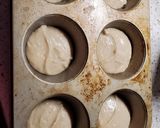 A picture of step 2 of Churro Muffins.
