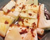 Hình bước làm 2 của món Củ hủ dừa kho sả ớt
