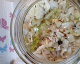 A picture of step 4 of Fermented Sauerkraut Batch 9.